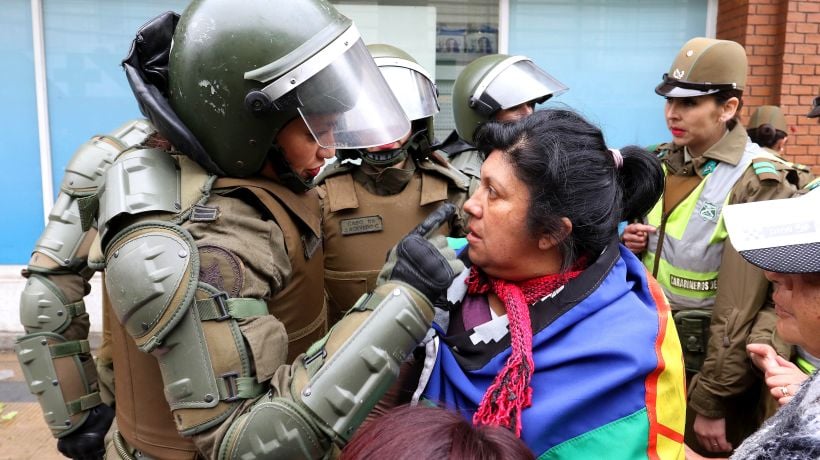 INDH analiza acciones legales en favor de hortaliceras mapuche desalojadas y golpeadas