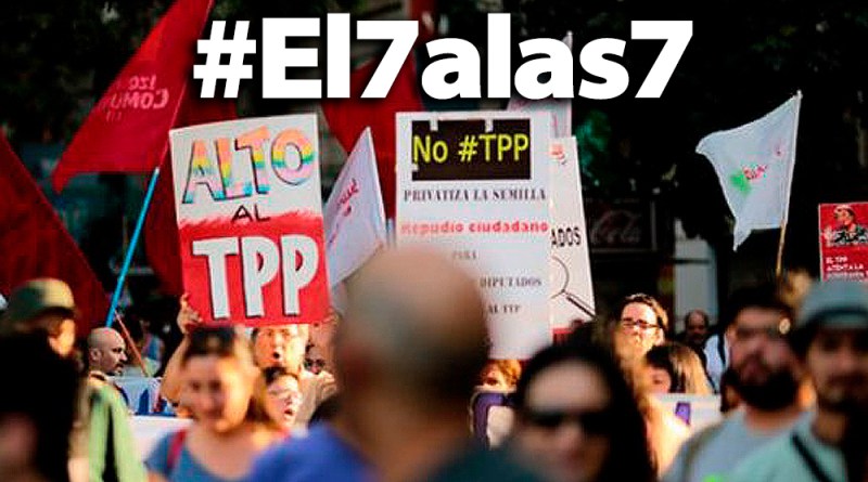 #El7alas7: Organizaciones convocan a manifestaciones contra firma del TPP-11