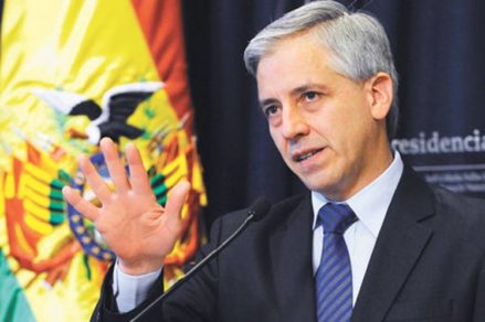 Vicepresidente Álvaro García Linera