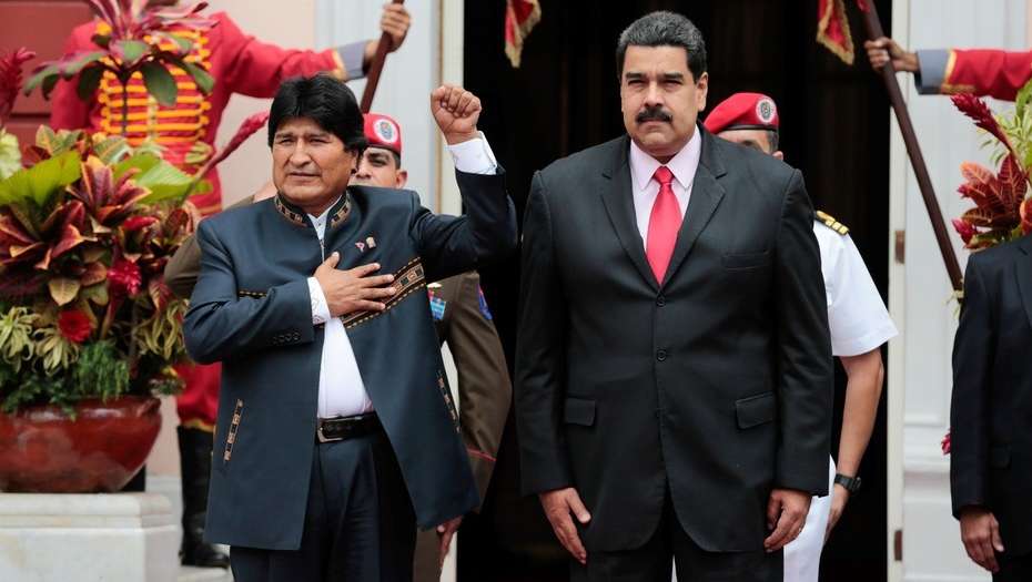 Presidente Evo felicita a Maduro por su quinto aniversario en el poder