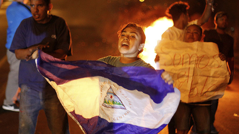 Continuan protestas en Niacaragua por reformas al INSS