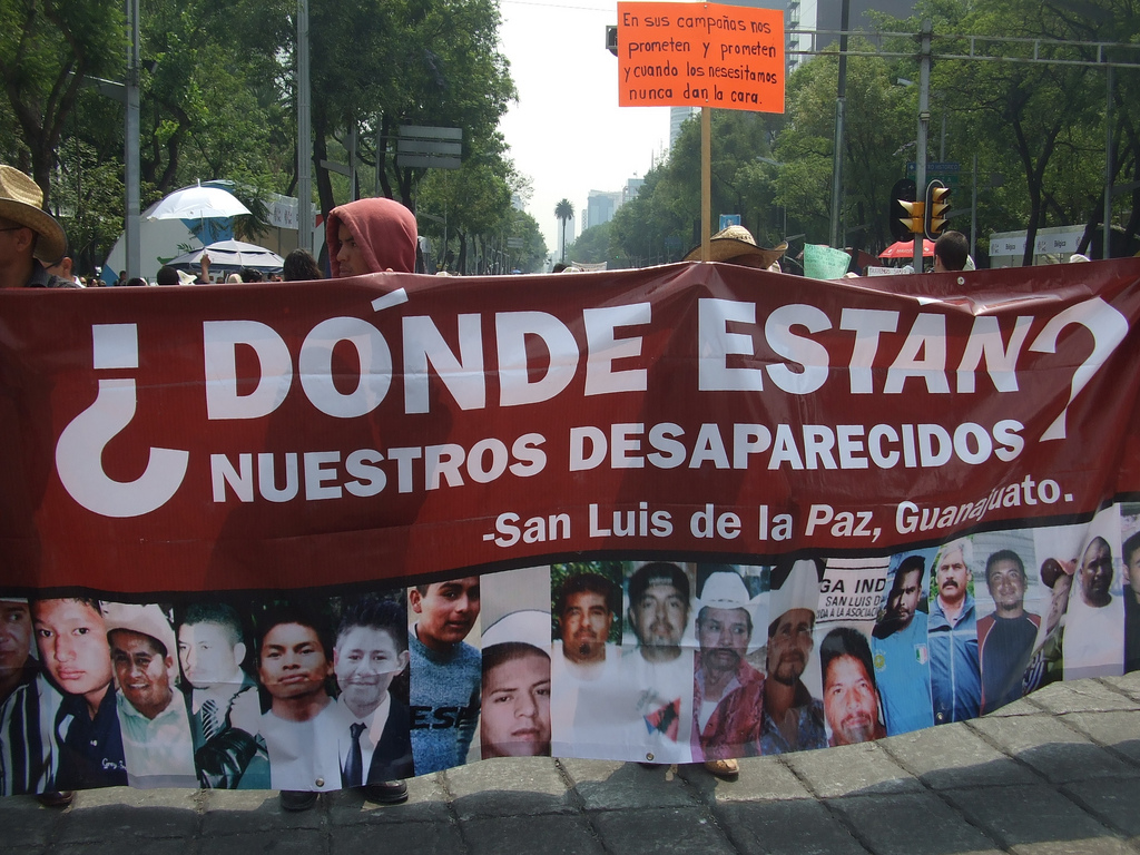 Más de 15.500 jóvenes están desaparecidos en México