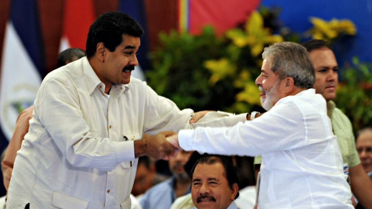 Maduro pide no dejar solo a Lula