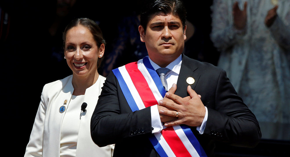 Carlos Alvarado asume la Presidencia de Costa Rica