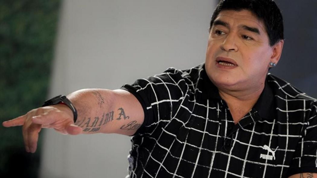 Maradona celebra bicampeonato de Boca Juniors