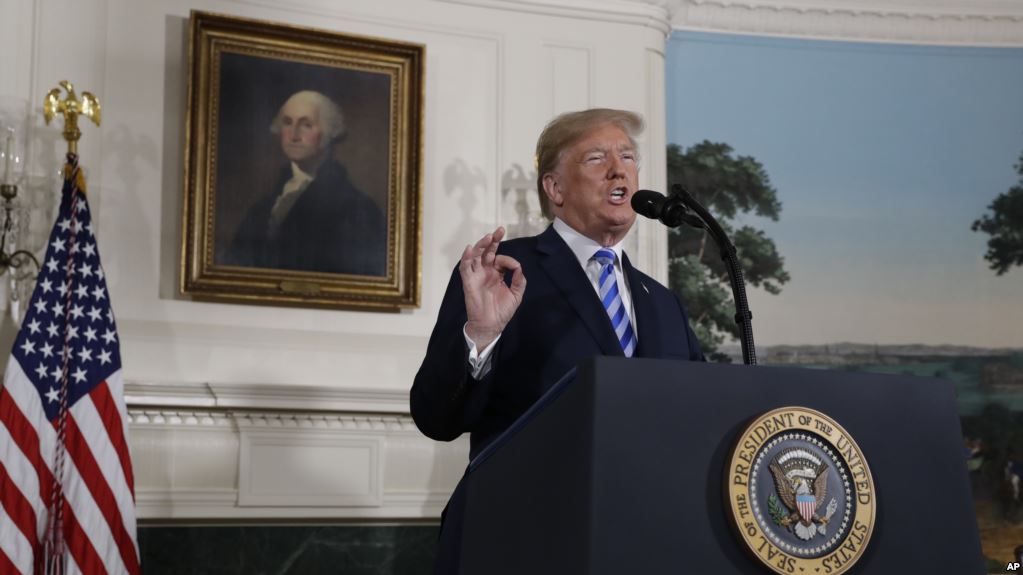 Trump se retira del acuerdo nuclear con Irán y anuncia sanciones