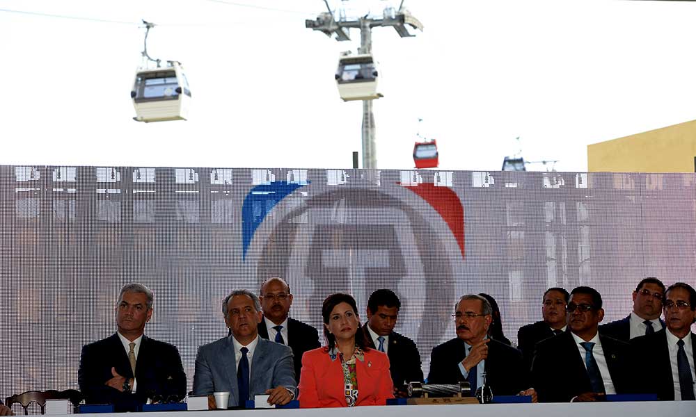 Gobierno dominicano inaugura Teleférico en Santo Domingo