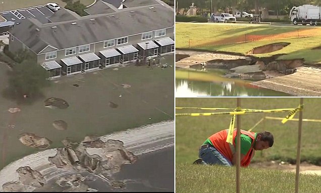 Misteriosos agujeros aparecen en Florida y asustan a residentes que ya evacúan sus casas (Video)