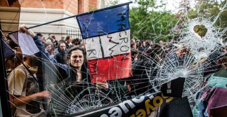 Al menos 200 detenidos en París durante las protestas del 1 de Mayo