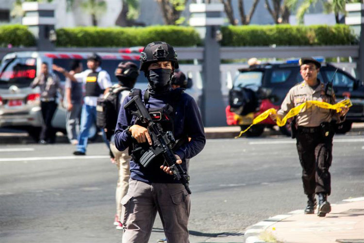 Detenidos seis sospechosos del ataque en Indonesia