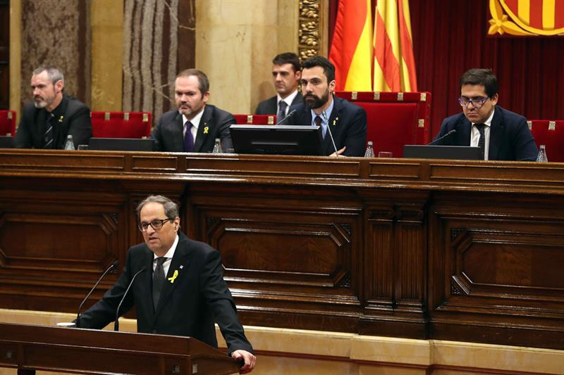 El nuevo presidente catalán apuesta por el principio de la restitución