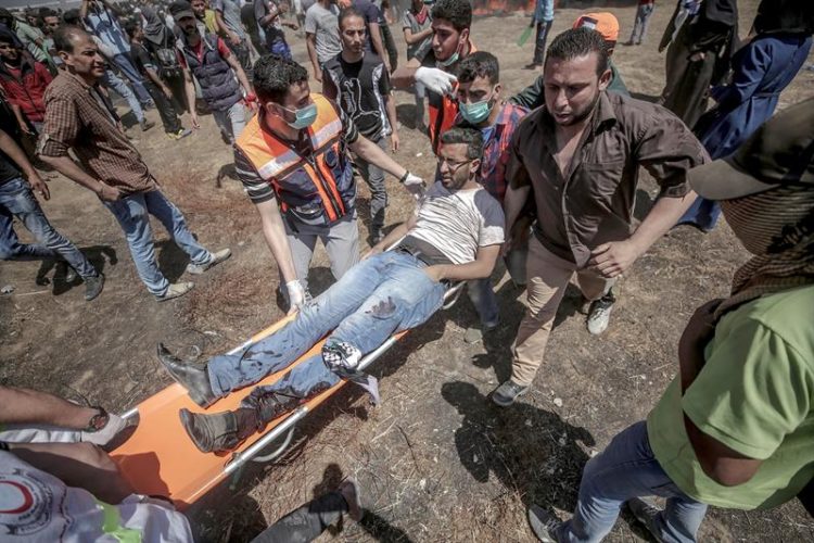 Ascienden a 60 los muertos en Gaza en protestas contra Embajada de EE.UU