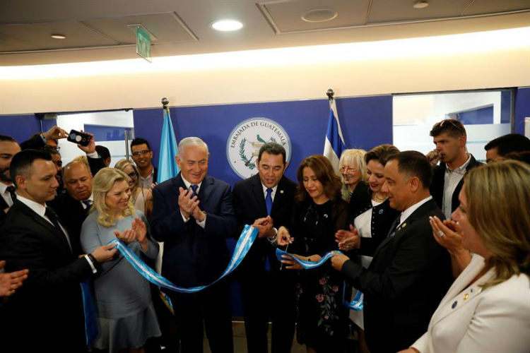 Guatemala inaugura embajada en Jerusalén