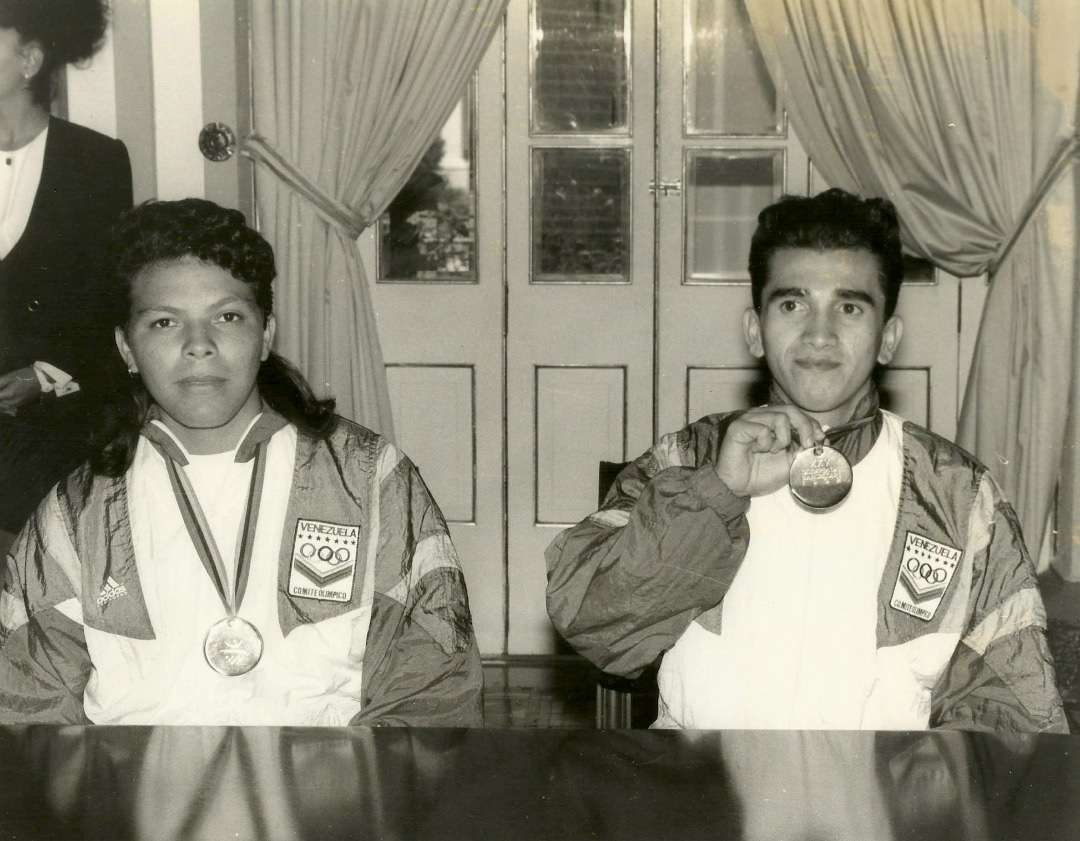 Adriana Carmona y Arlindo Gouveia taekwondo Venezuela
