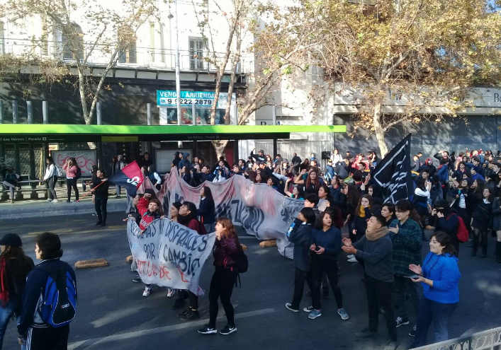 Secundarios denuncian un centenar de detenciones tras marcha por la Alameda