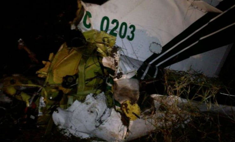 Cuatro muertos deja accidente de avión de la policía Antinarcóticos de Colombia