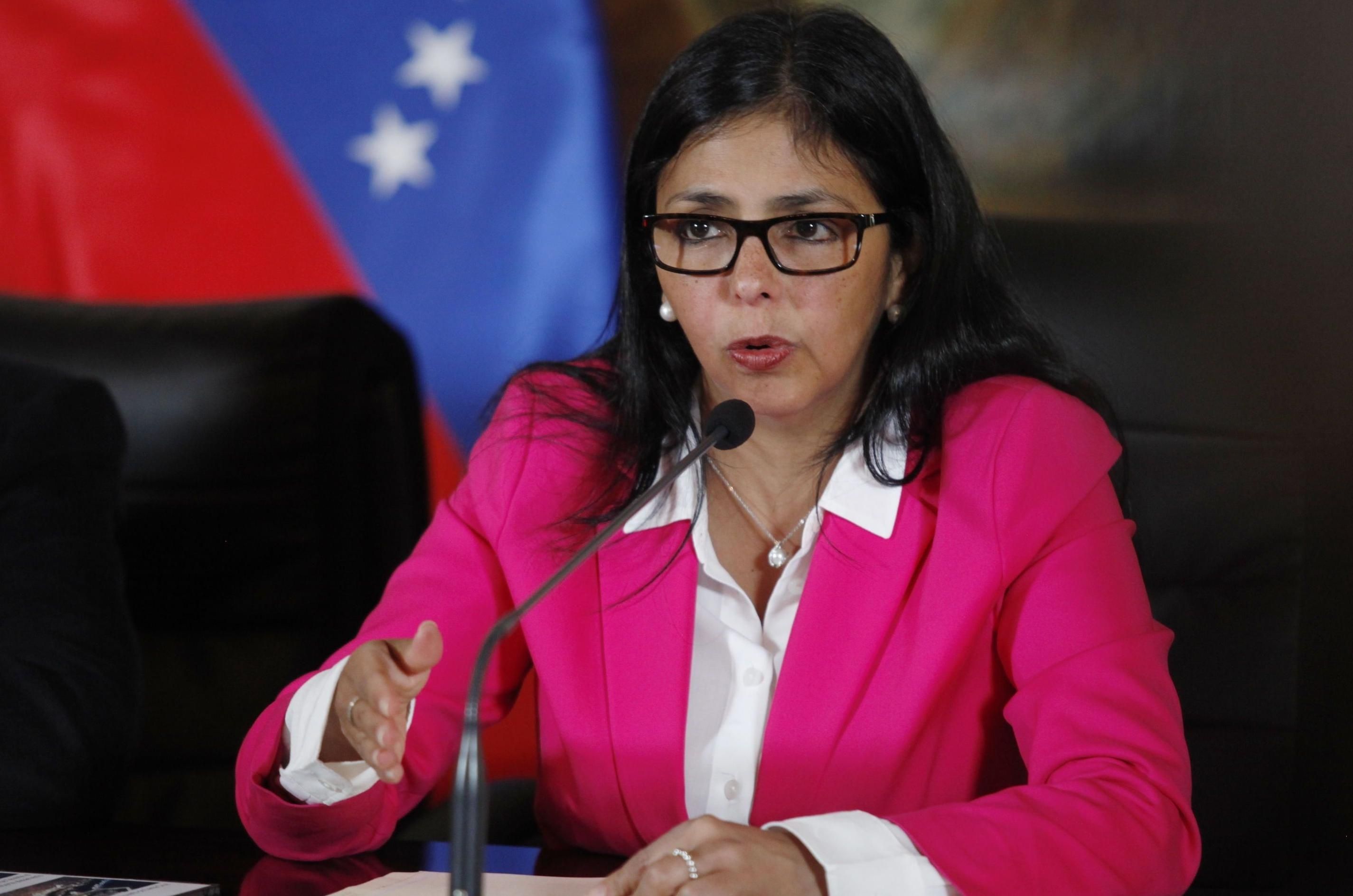 Delcy Rodríguez: «Venezuela no reconoce sanciones de EE.UU.»