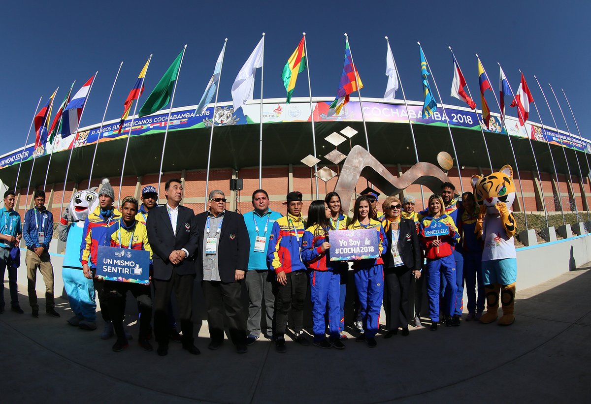 Atletas venezolanos listos para participar en Cochabamba 2018