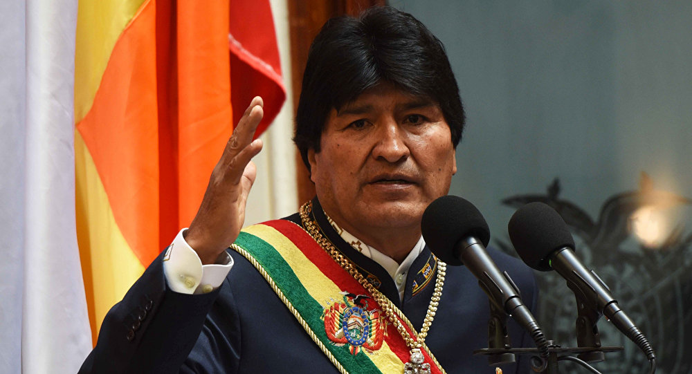 Evo Morales repudia sanciones de EE.UU contra Venezuela