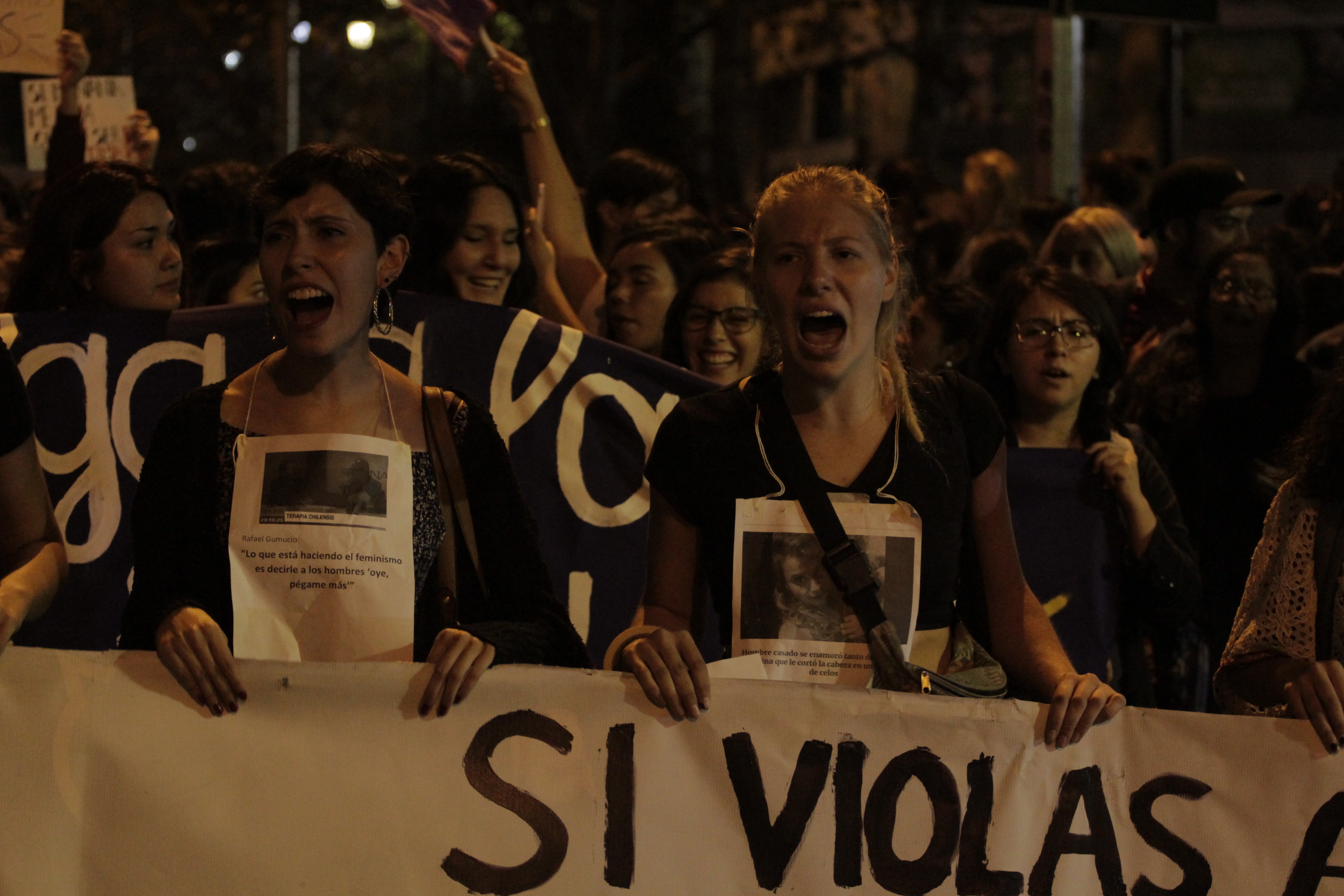 Contra la Cultura de la Violación: Miles de mujeres marcharon en Santiago
