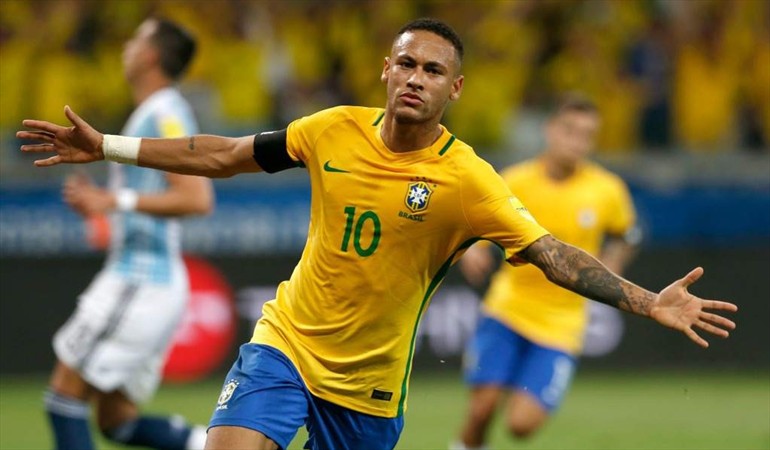 Neymar es la estrella de Brasil
