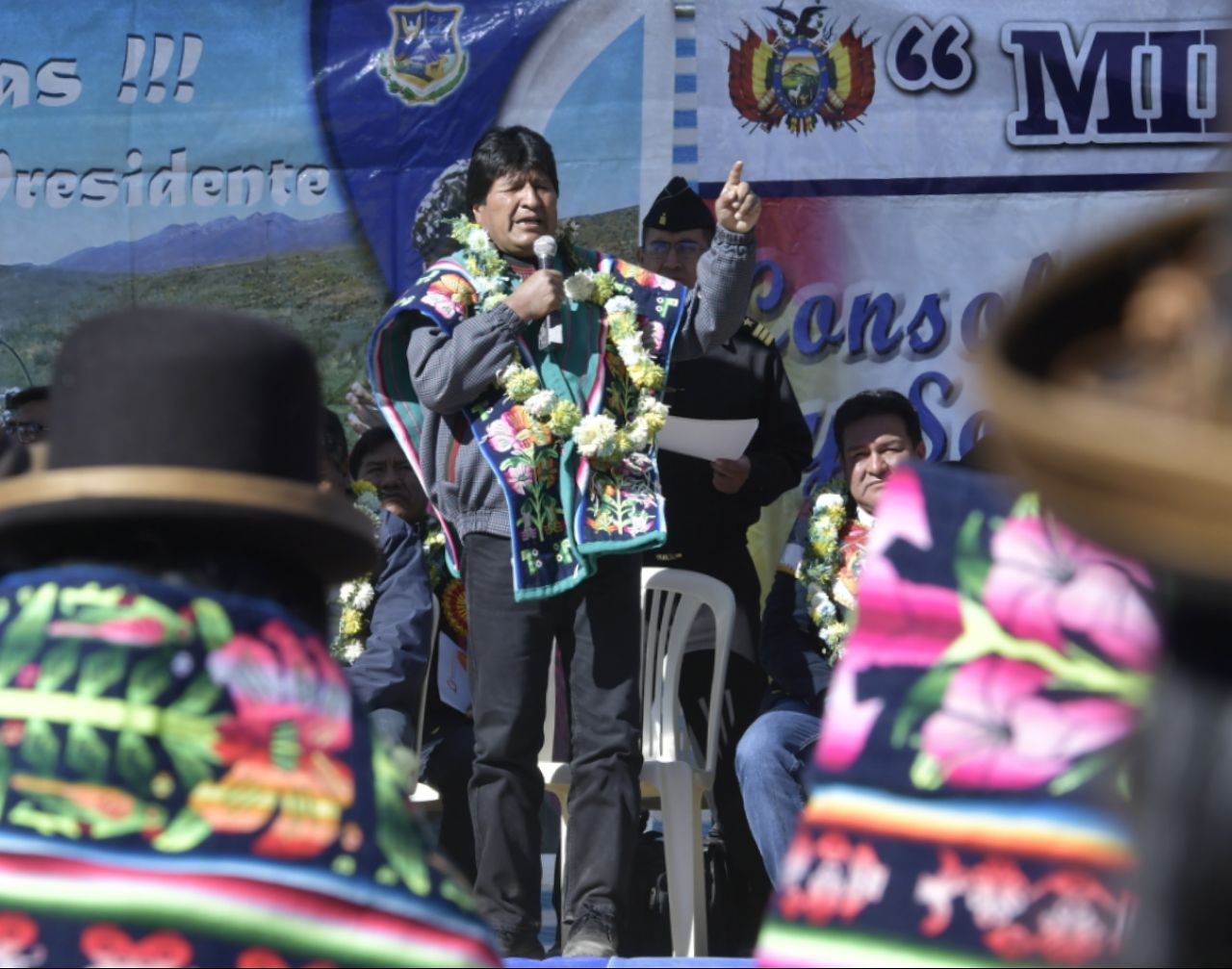 Presidente Evo Morales denuncia que EE.UU y la OEA implementan plan contra Venezuela