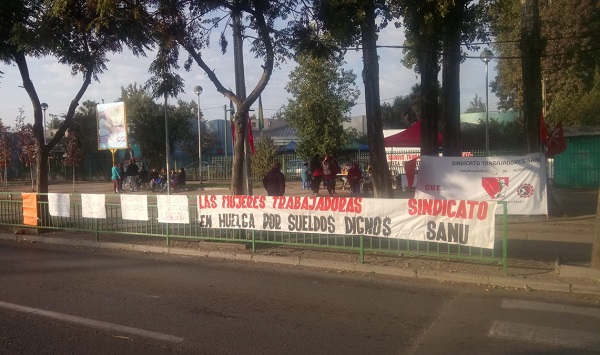 Trabajadoras de SANU en huelga hace trece días: “Tenemos un contrato sumamente precario”