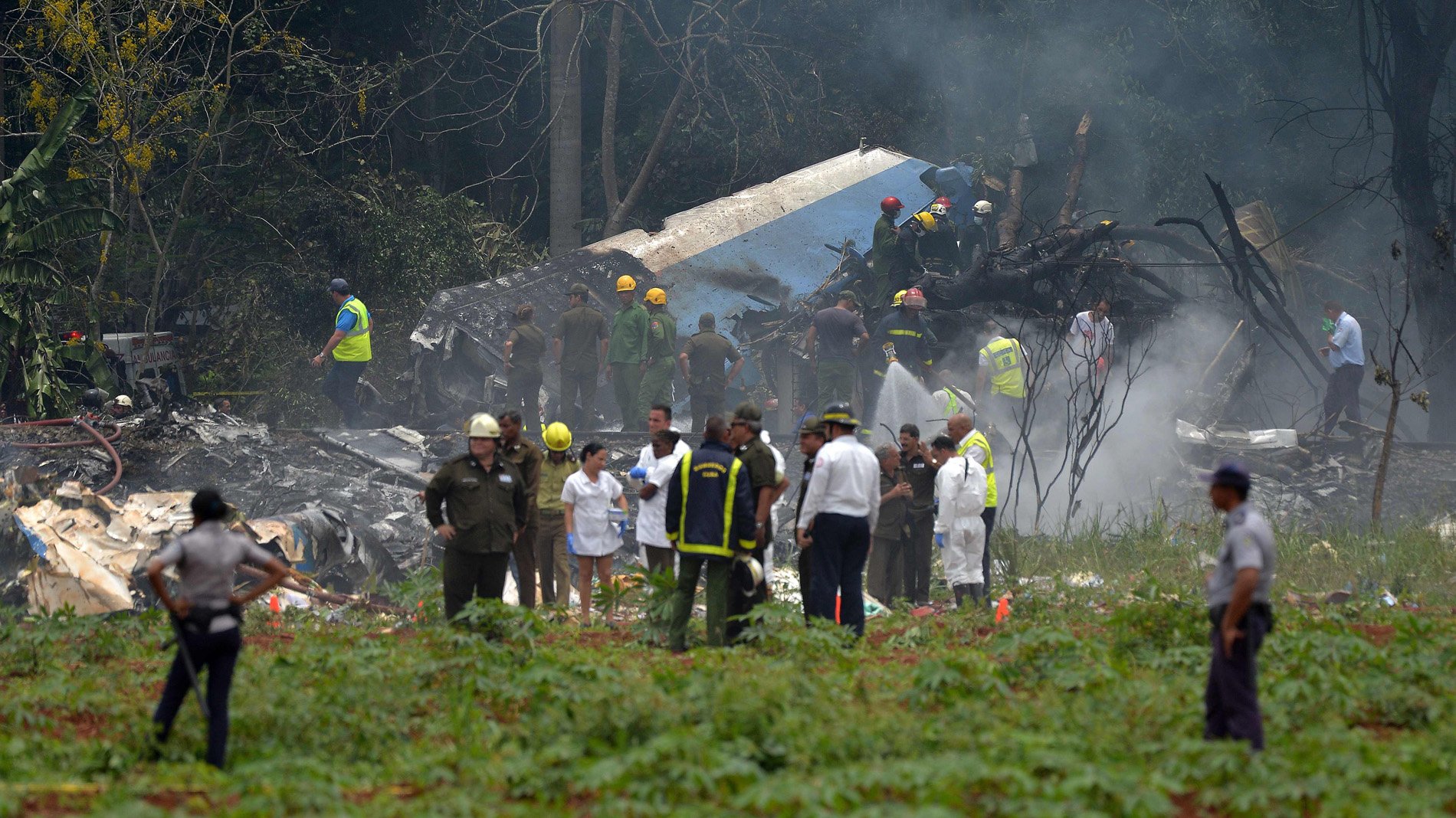 Cuba investiga accidente aéreo pero aún no están las cajas negras