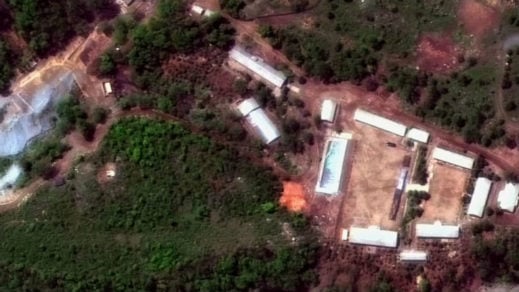 Corea del Norte desmanteló su único polígono nuclear