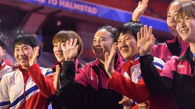 Histórico gesto: Equipos de Corea del Norte y Sur se unifican para jugar el mundial de ping pong