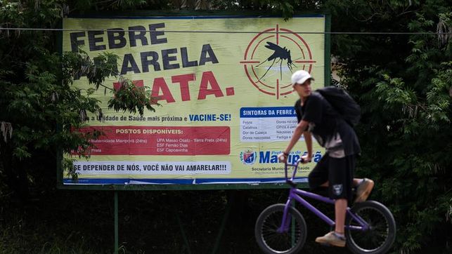 Suben a 409 muertes en Brasil por brote de fiebre amarilla