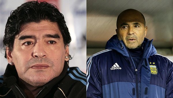 Maradona arremete nuevamente contra Sampaoli: «Confío en los jugadores pero no en el técnico»