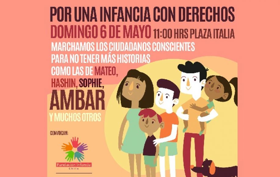 Santiago: Organizaciones y fundaciones por la infancia convocan a una marcha este domingo