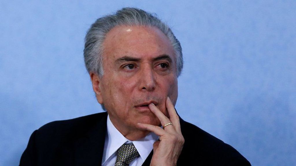 Presidente Temer descarta amenaza de golpe militar en Brasil tras protesta de camioneros