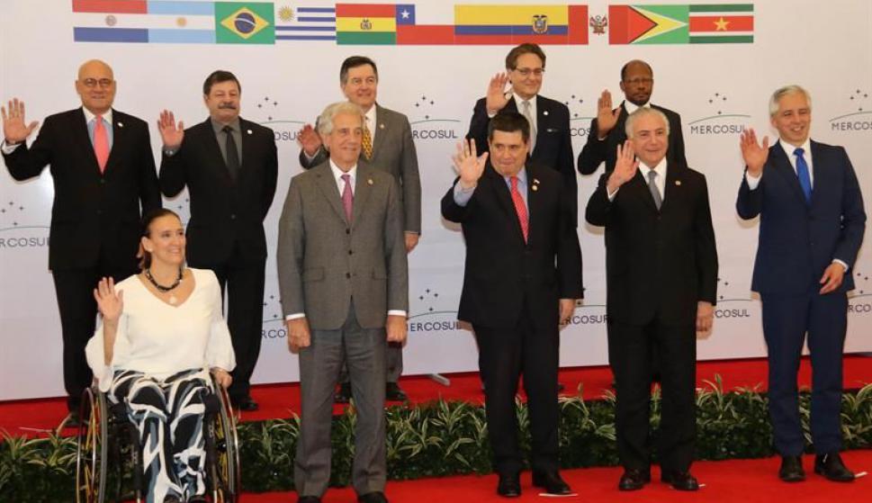 Presidentes del Mercosur «preocupados» por situación en Venezuela y Nicaragua