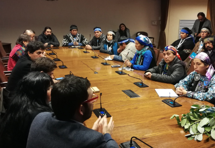 Delegación mapuche acude al Congreso en busca de respaldo al machi Celestino Córdova
