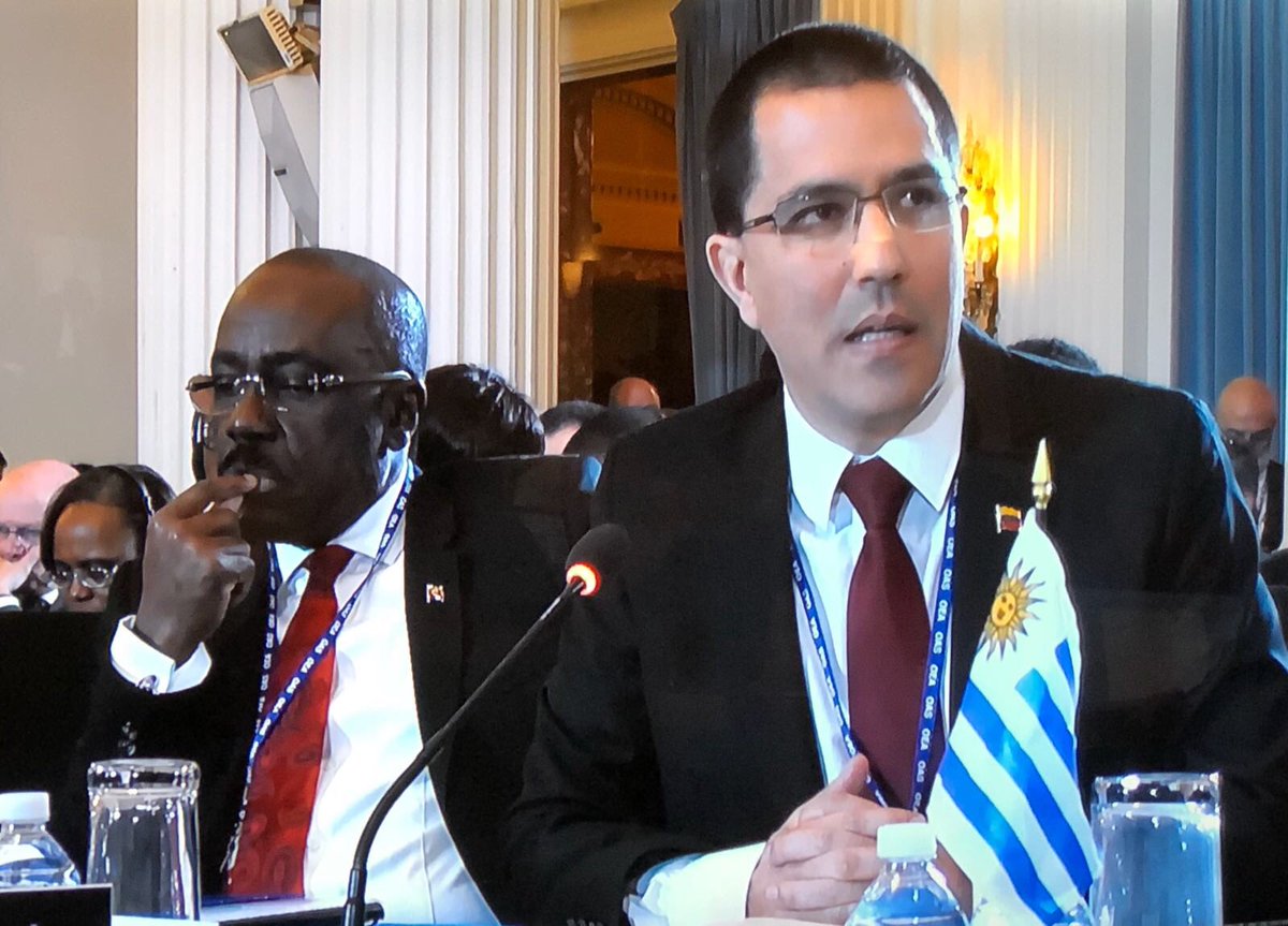 Jorge Arreaza en la OEA: «Defenderemos a Venezuela donde sea»