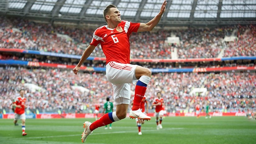 Rusia goleó 5-0 a Arabia Saudita e inicia con buen pie en el Mundial