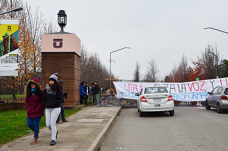 Toma en Universidad de Talca y los incómodos sumarios