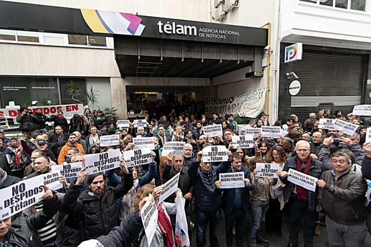 «Despidos masivos en Télam responden a las exigencias del FMI»