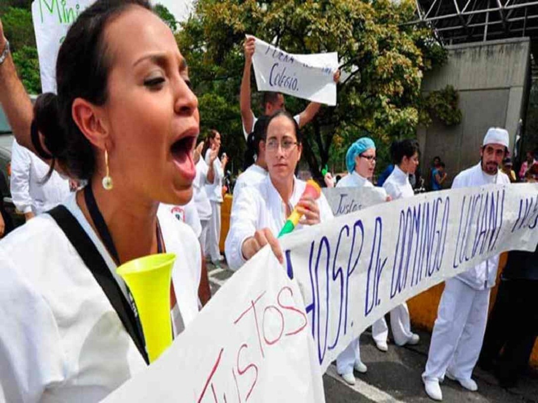 Venezuela: Trabajadores de la salud buscan sumar apoyo al paro