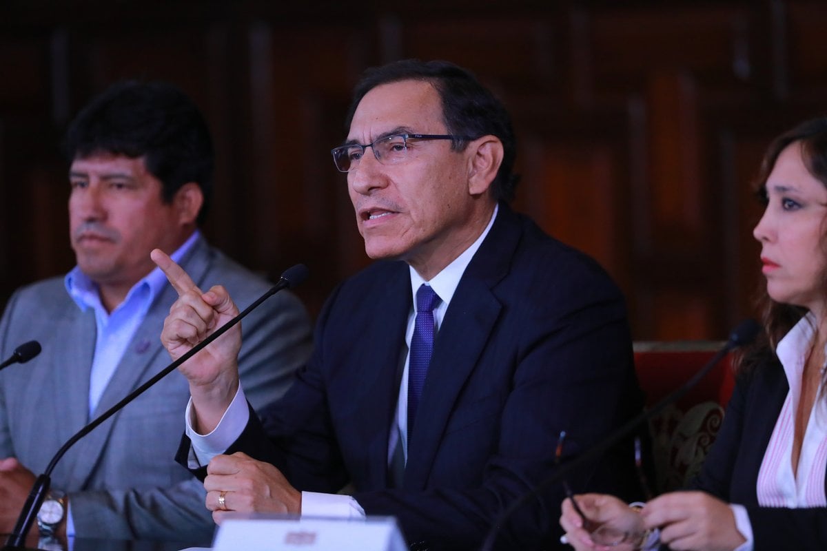 Congreso de Perú debatirá nuevamente moción de vacancia contra Vizcarra