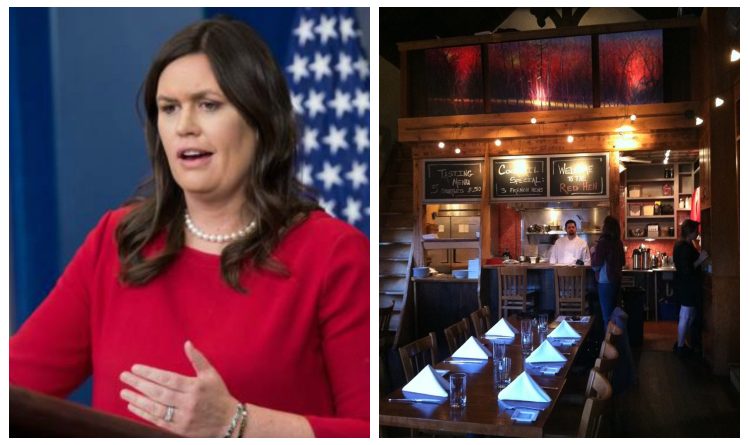 Restaurante anti Trump: Presidente reclama el que echaran a la portavoz de la Casa Blanca del establecimiento de comida