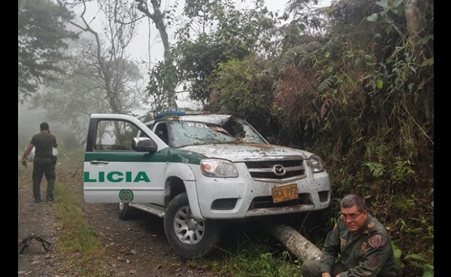 Dos policías son asesinados por francotiradores al noroeste de Colombia