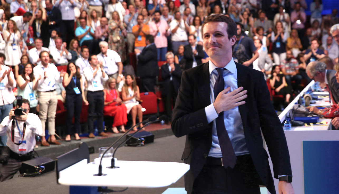 Pablo Casado se convierte en la primera figura del PP Español