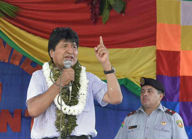 Internan a Evo Morales en una policlínica de La Paz por exámenes de rutina