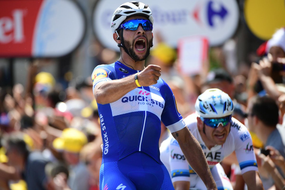 Colombiano Fernando Gaviria ganó la primera etapa del Tour de Francia