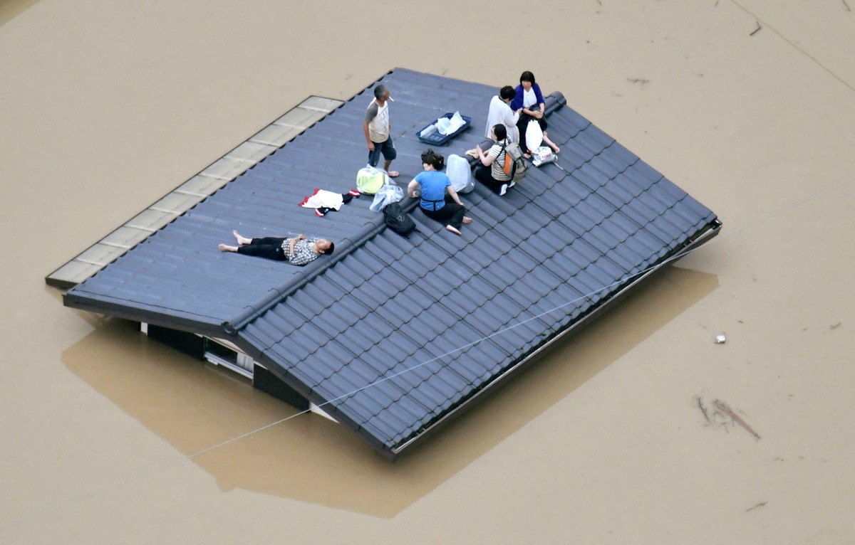 Japón ordenó evacuar 4,7 millones de nipones por precipitaciones