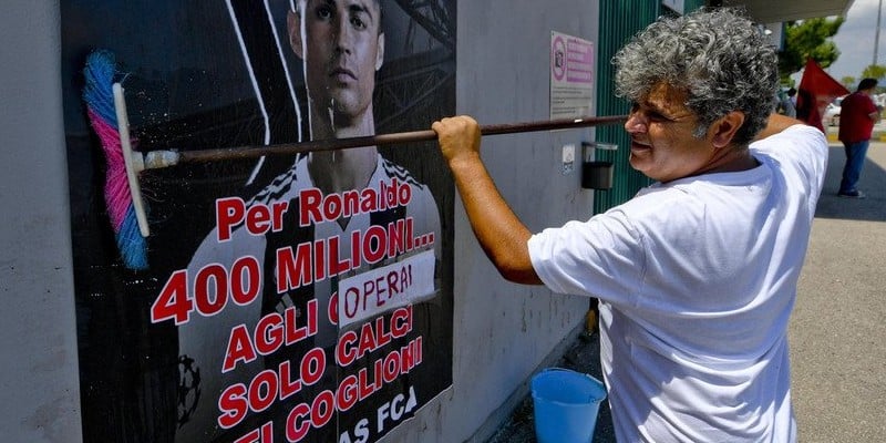 Poca participación en huelga de trabajadores de la FIAT en Italia