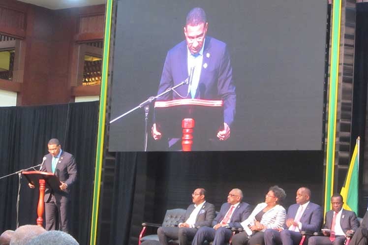 Primer ministro de Jamaica inaugura reunión de alto nivel del Caricom